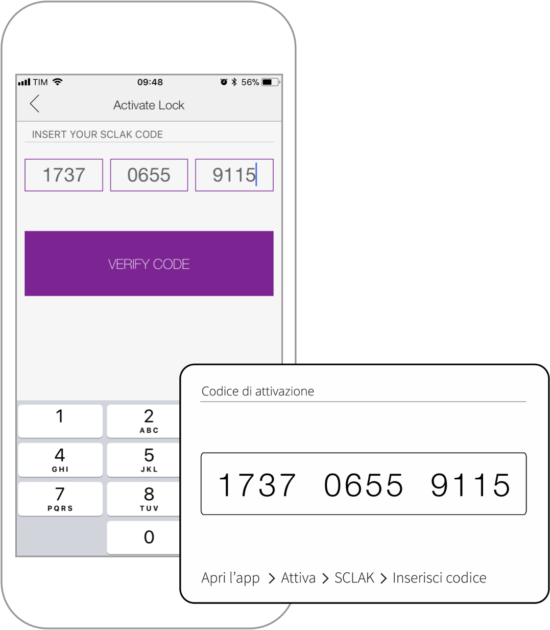 Activation code