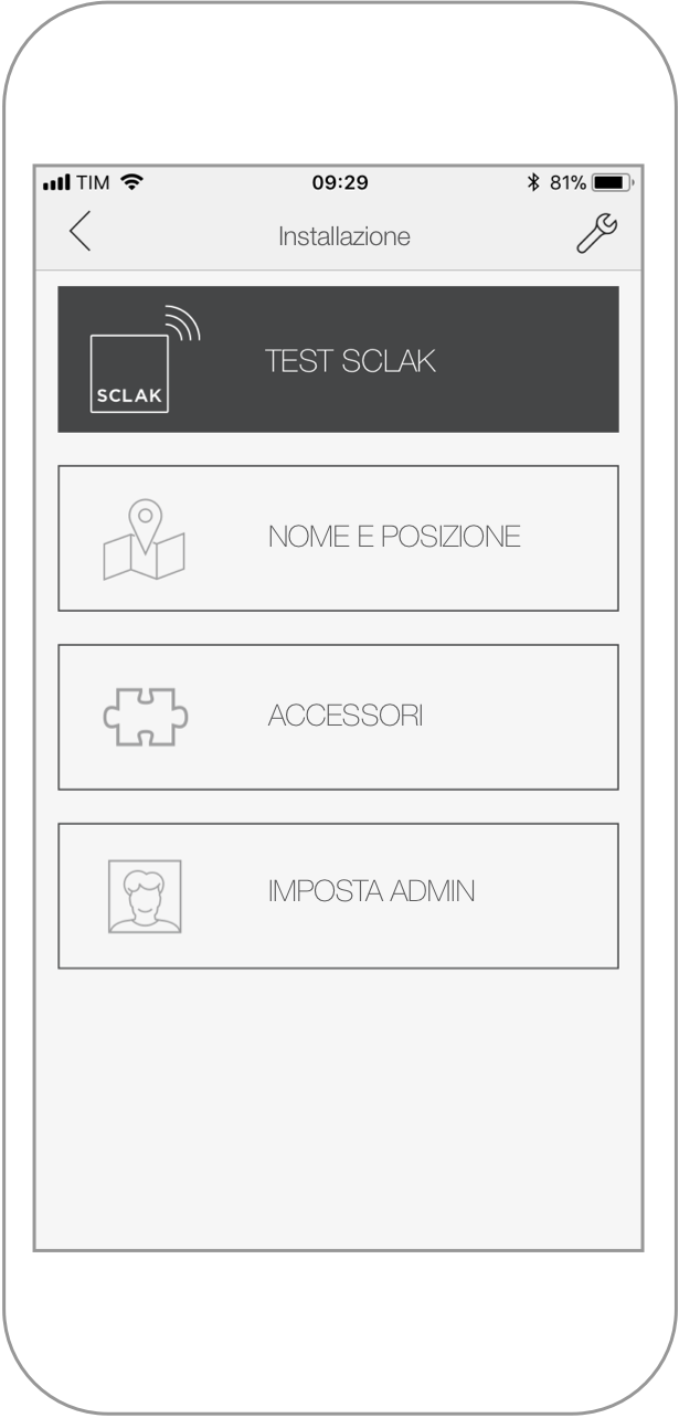 Configura Sclak