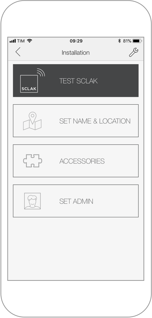 Configurar Sclak